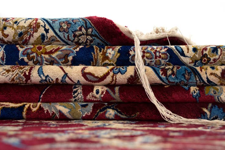 Detail image of 11' 6 x 16' 9 Hand Knotted Isfahan Persian Rug