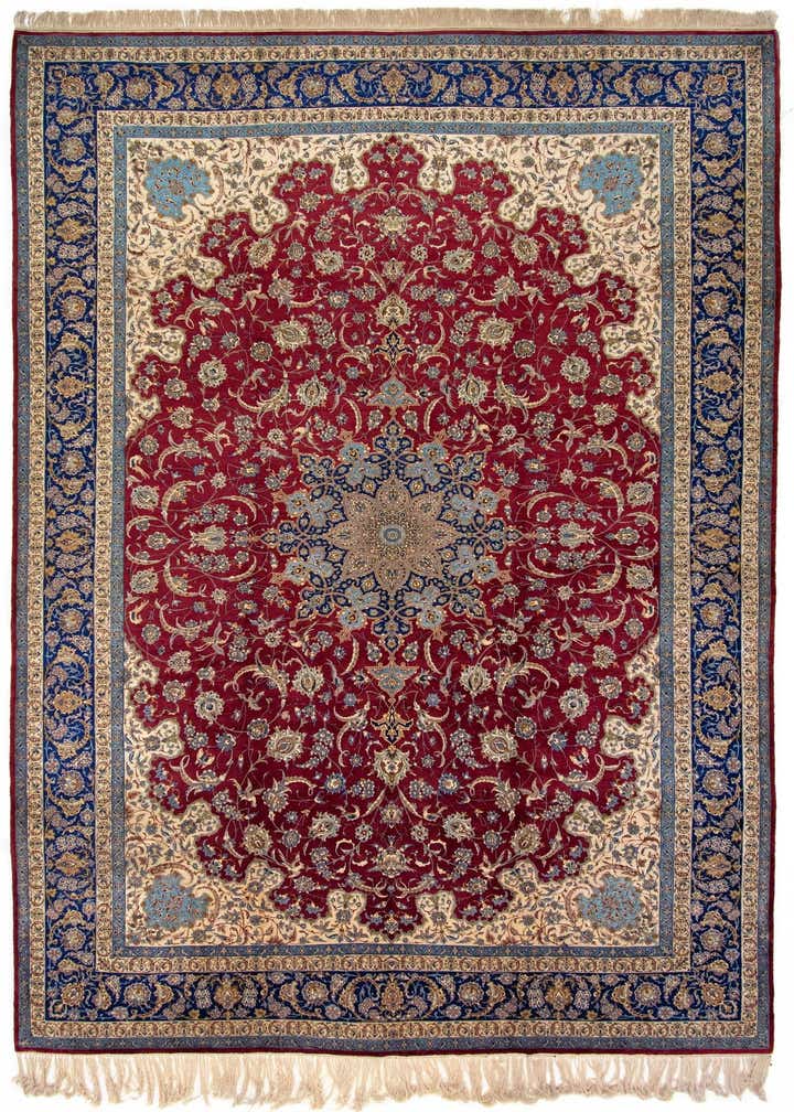 11' 6 x 16' 9 Hand Knotted Isfahan Persian Rug