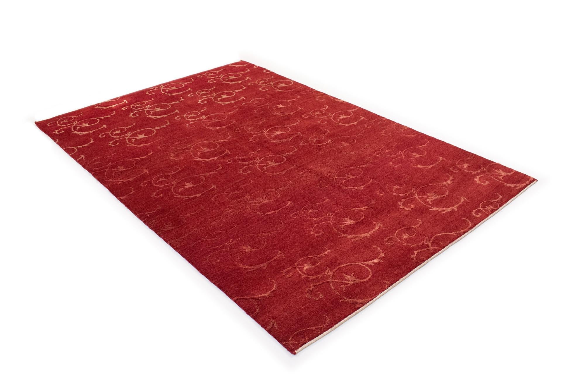 5' 2 x 7' 9 Hand Knotted Isfahan Persian Rug