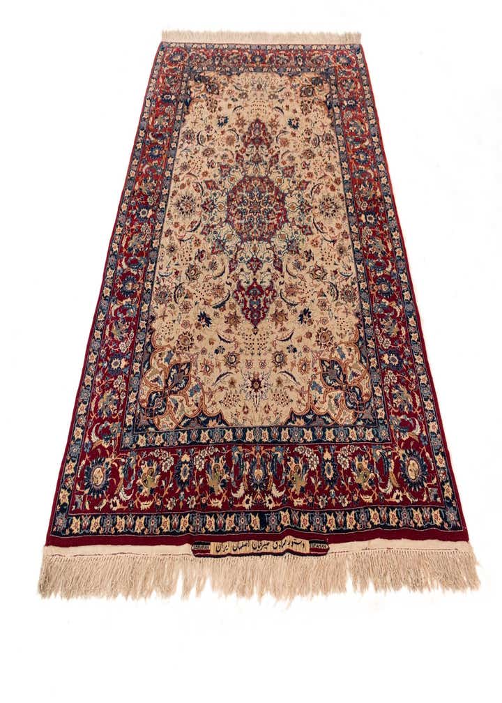 4' 8 x 7' 1 Isfahan Wool Rug