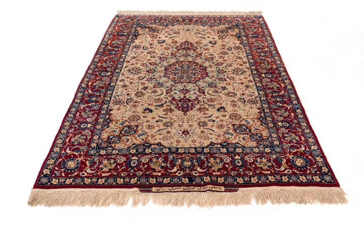 4' 8 x 7' 1 Isfahan Wool Rug