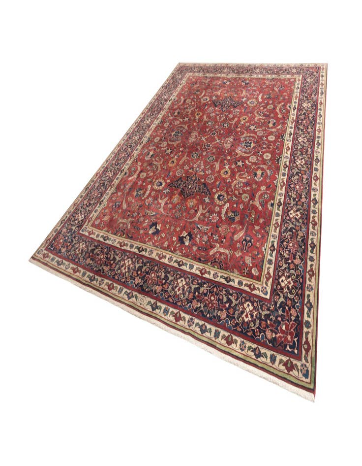 Detail image of 10' 8 x 13' 1 Isfahan Rug