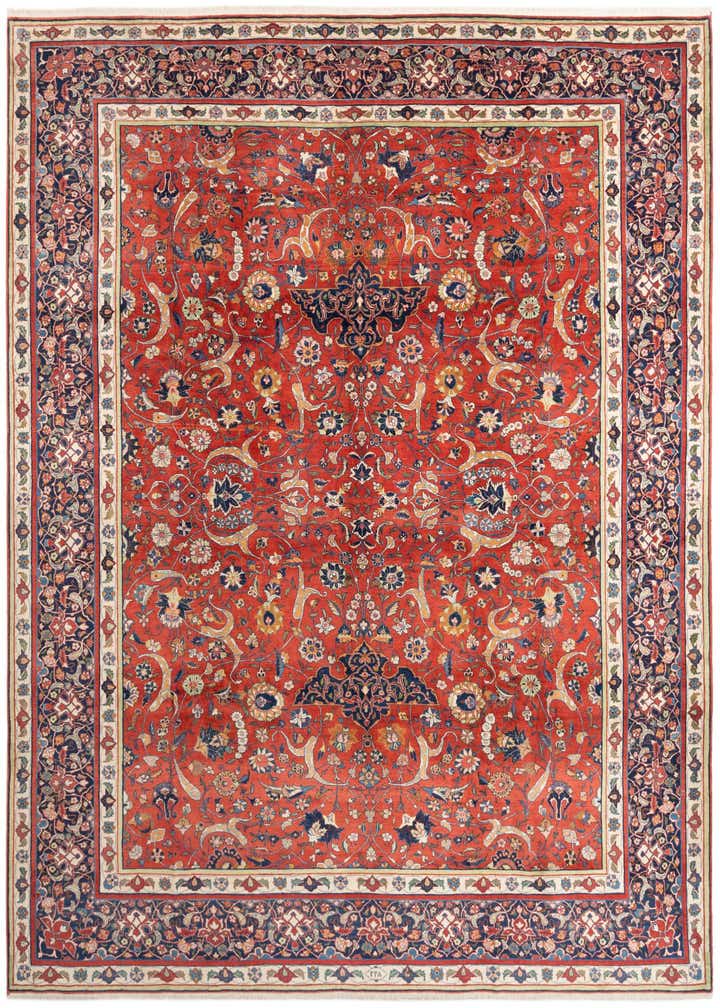 10' 8 x 13' 1 Isfahan Rug