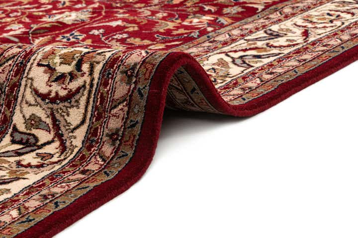 8' x 11' 3 Hand Knotted Isfahan Wool Rug