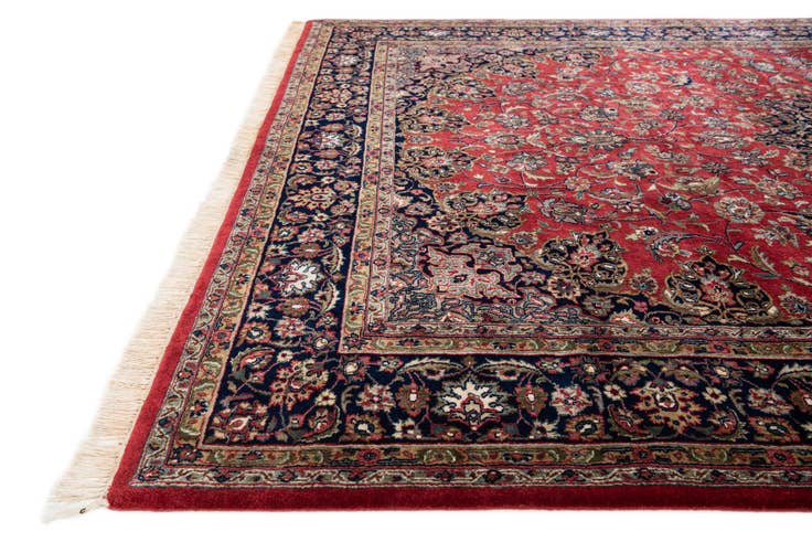 Detail image of 6' 7 x 9' 10 Isfahan Wool Rug