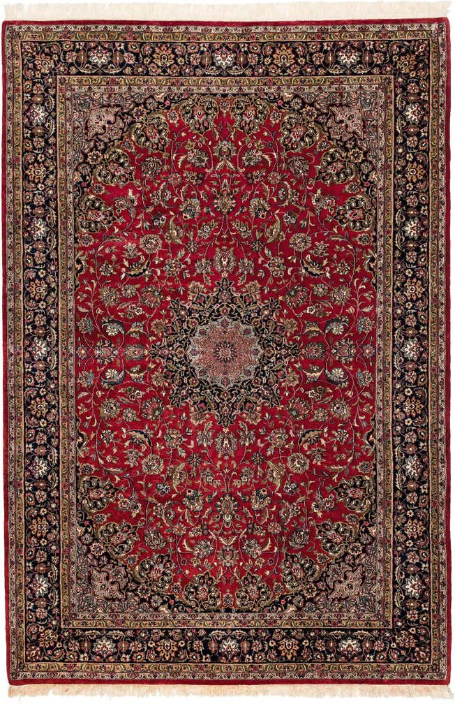 6' 7 x 9' 10 Isfahan Wool Rug
