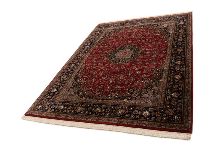 Detail image of 8' 3 x 11' 8 Hand Knotted Isfahan Oriental Wool Rug