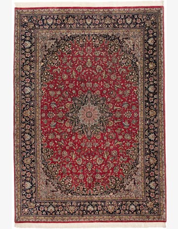 8' 3 x 11' 8 Hand Knotted Isfahan Oriental Wool Rug