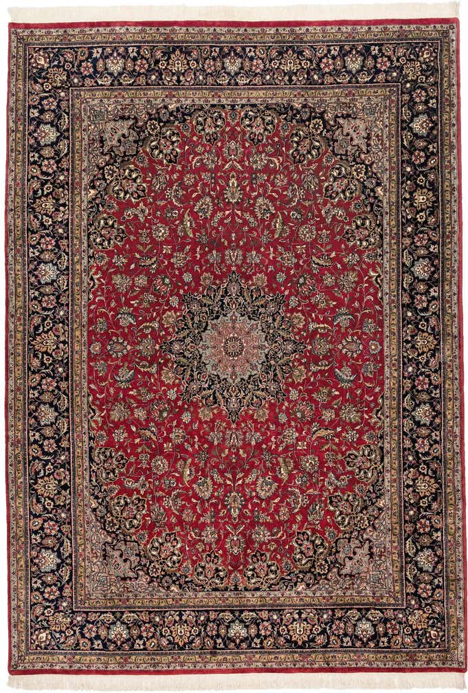 8' 3 x 11' 8 Hand Knotted Isfahan Oriental Wool Rug