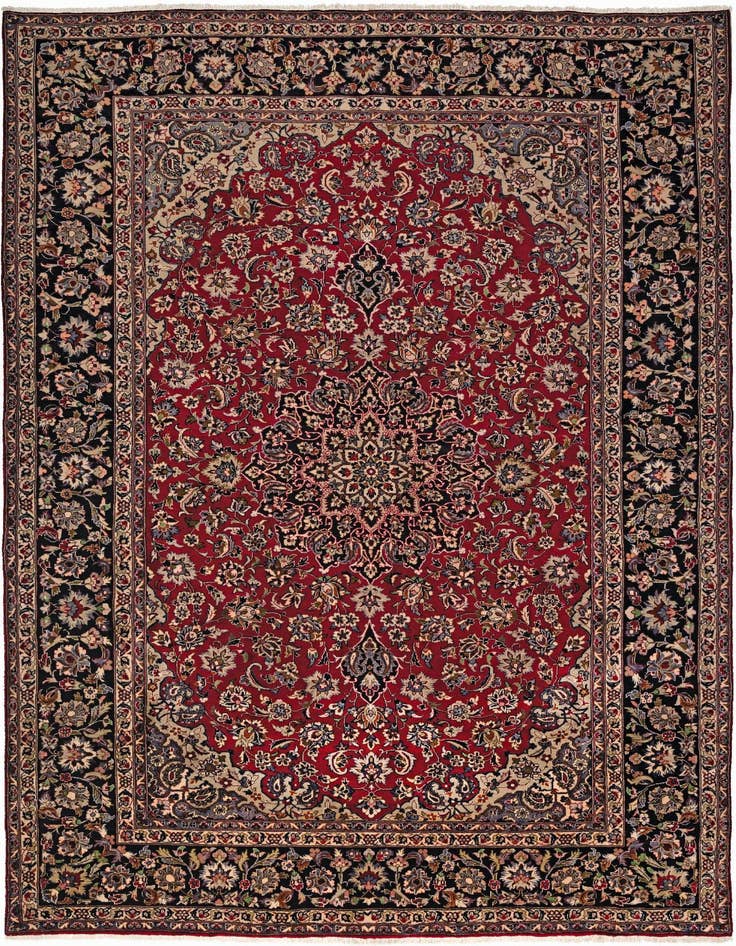 Detail image of 9' 6 x 13' 9 Isfahan Rug