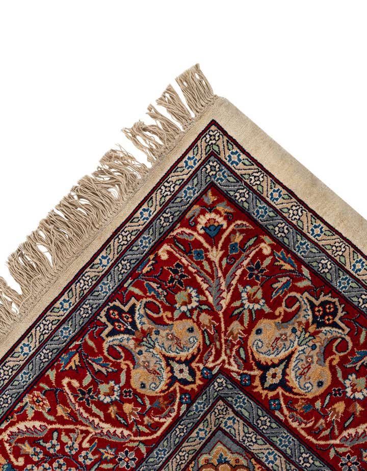 7' 3 x 10' 7 Hand Knotted Isfahan Wool Rug