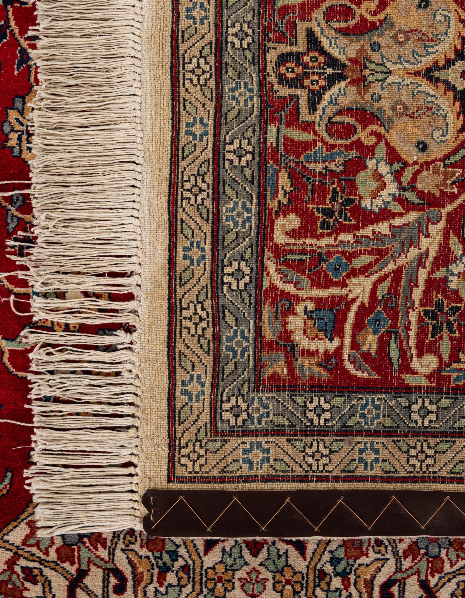 7' 3 x 10' 7 Hand Knotted Isfahan Wool Rug