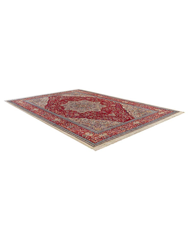 Detail image of 7' 3 x 10' 7 Hand Knotted Isfahan Wool Rug