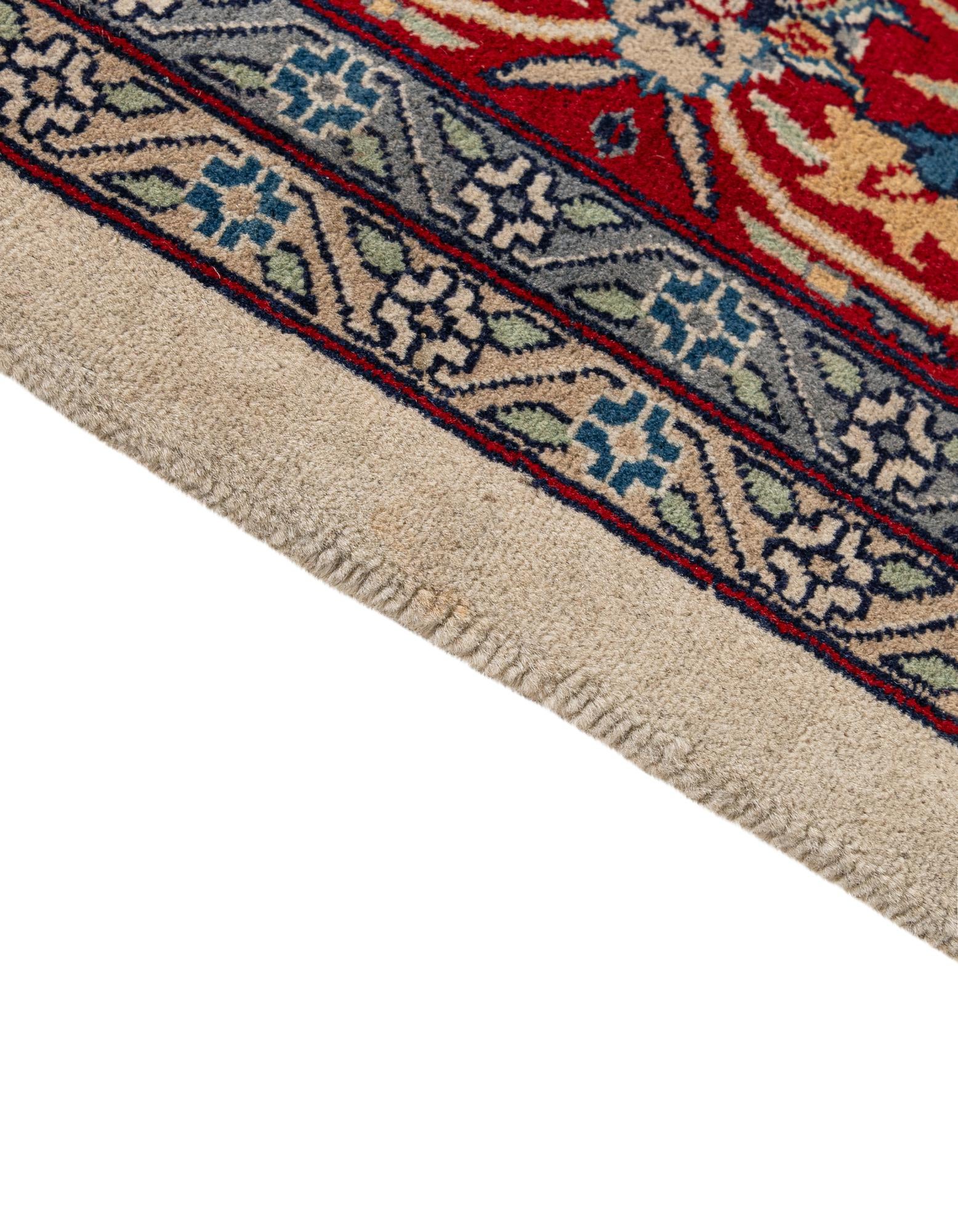 7' 3 x 10' 7 Hand Knotted Isfahan Wool Rug