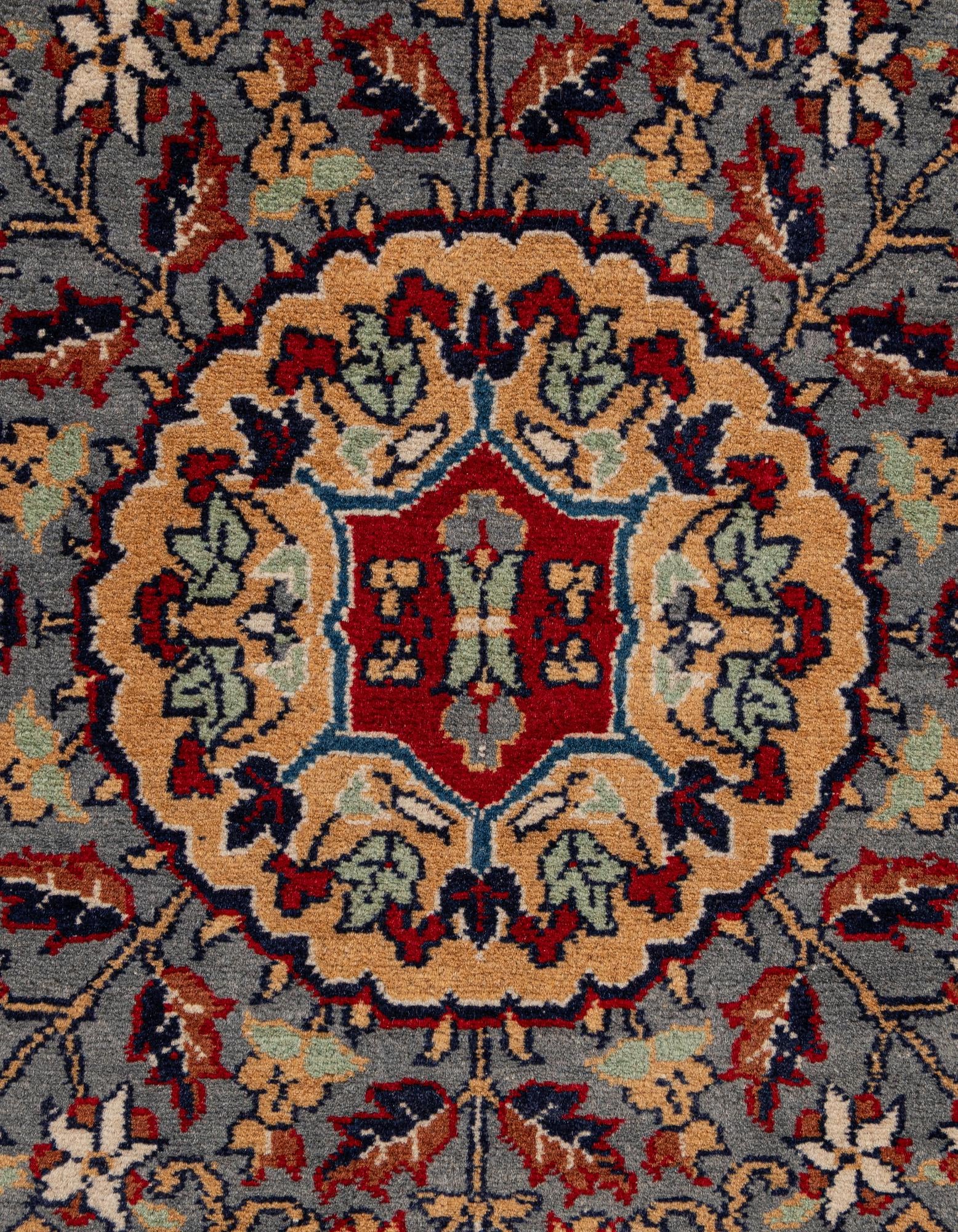 7' 3 x 10' 7 Hand Knotted Isfahan Wool Rug