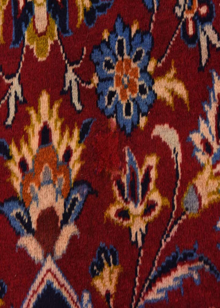 9' 8 x 13' 3 Hand Knotted Isfahan Persian Wool Rug