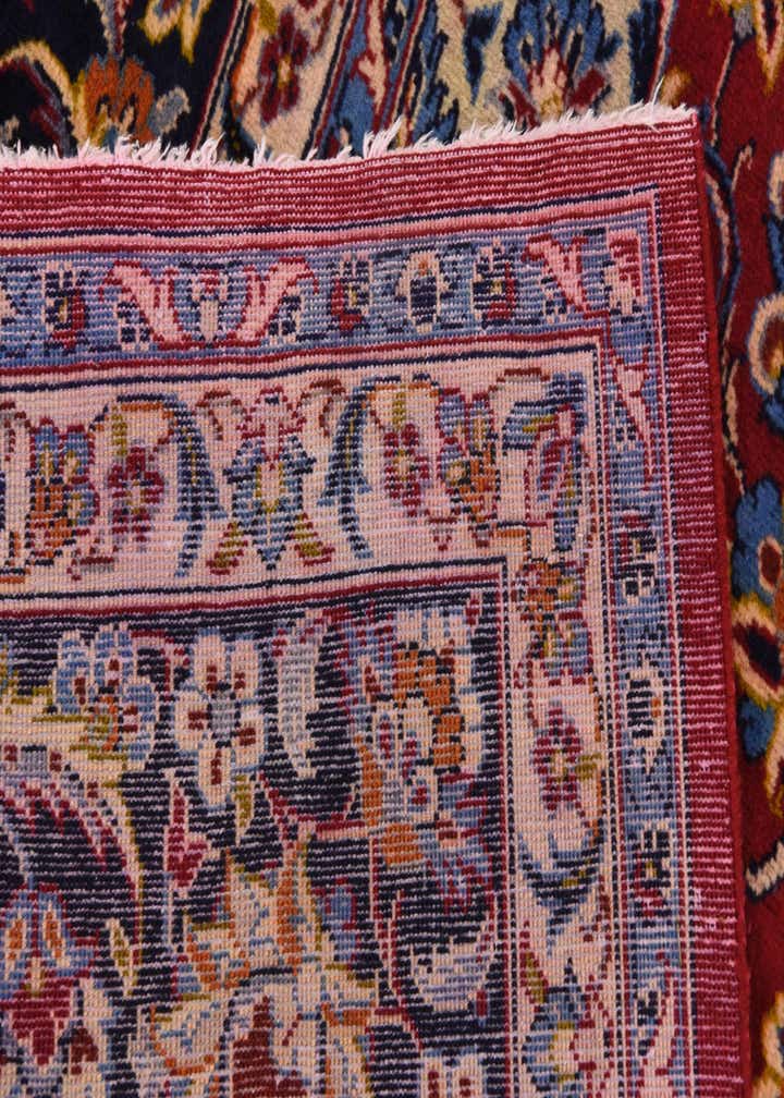 9' 8 x 13' 3 Hand Knotted Isfahan Persian Wool Rug