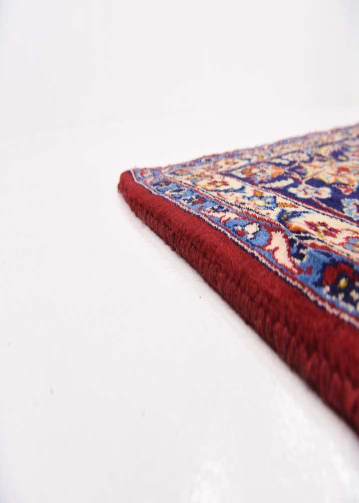 9' 8 x 13' 3 Hand Knotted Isfahan Persian Wool Rug