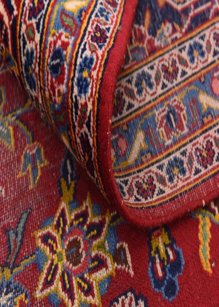 9' 10 x 13' 2 Hand Knotted Isfahan Persian Wool Rug