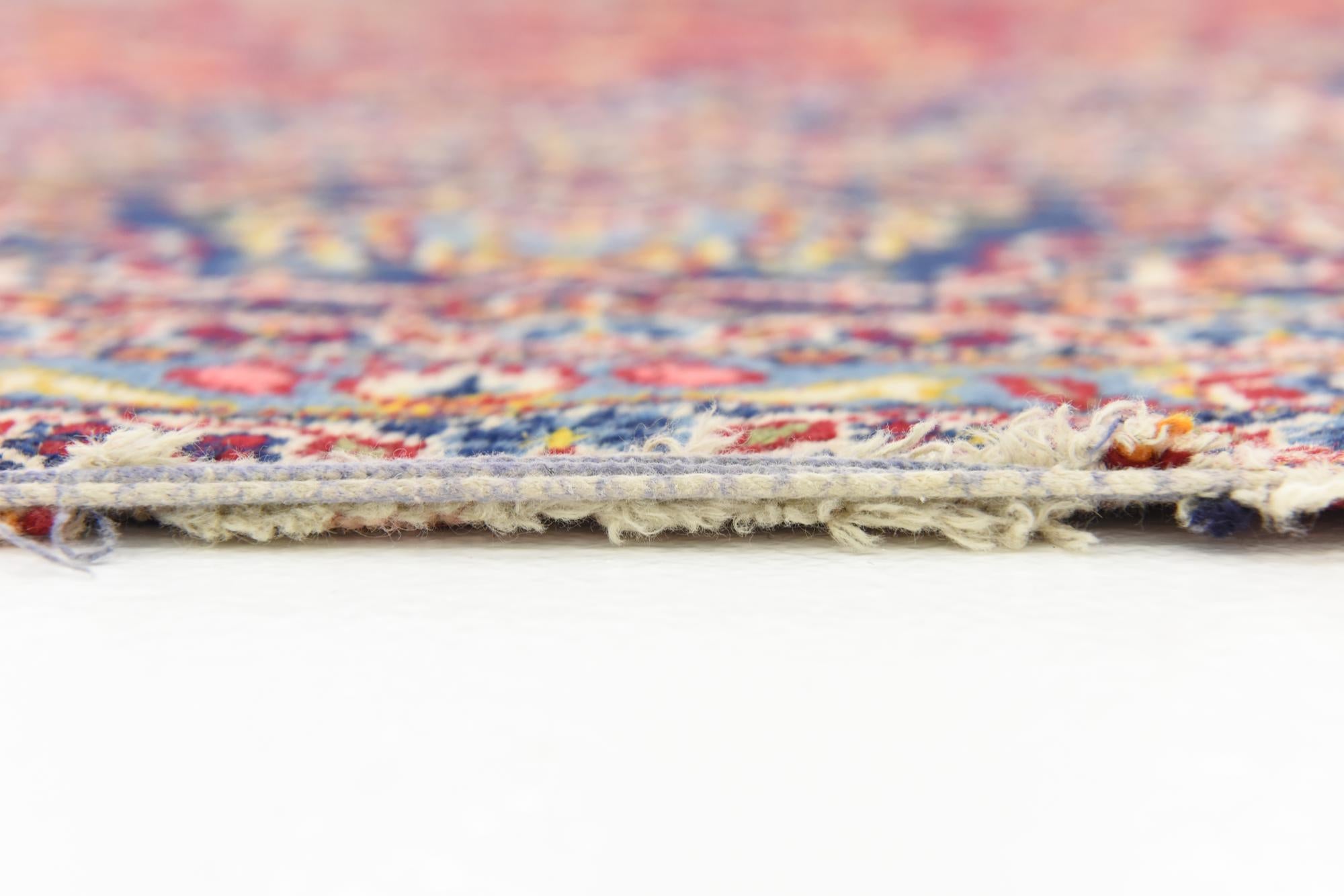 9' 10 x 13' 2 Hand Knotted Isfahan Persian Wool Rug