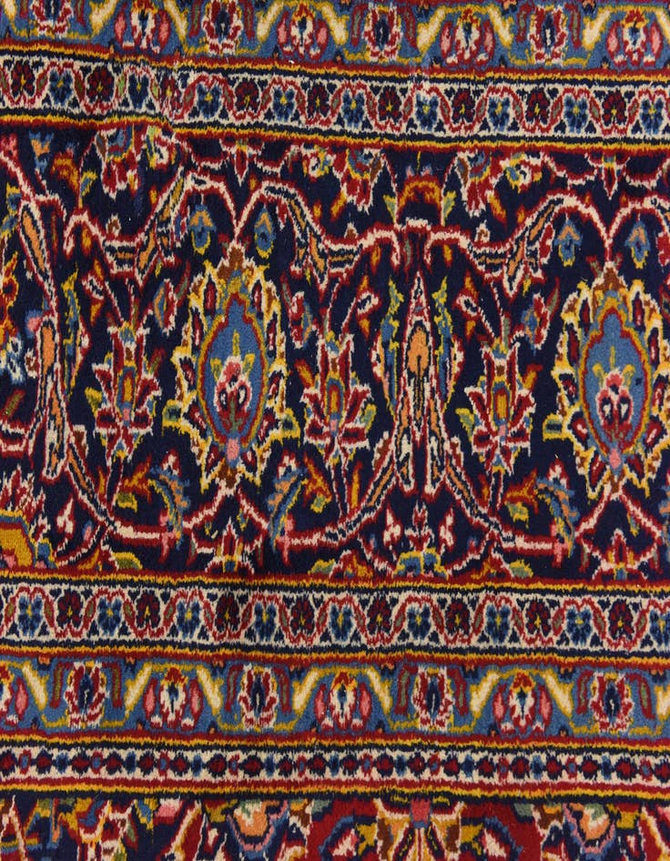 Detail image of 9' 10 x 13' 2 Hand Knotted Isfahan Persian Wool Rug