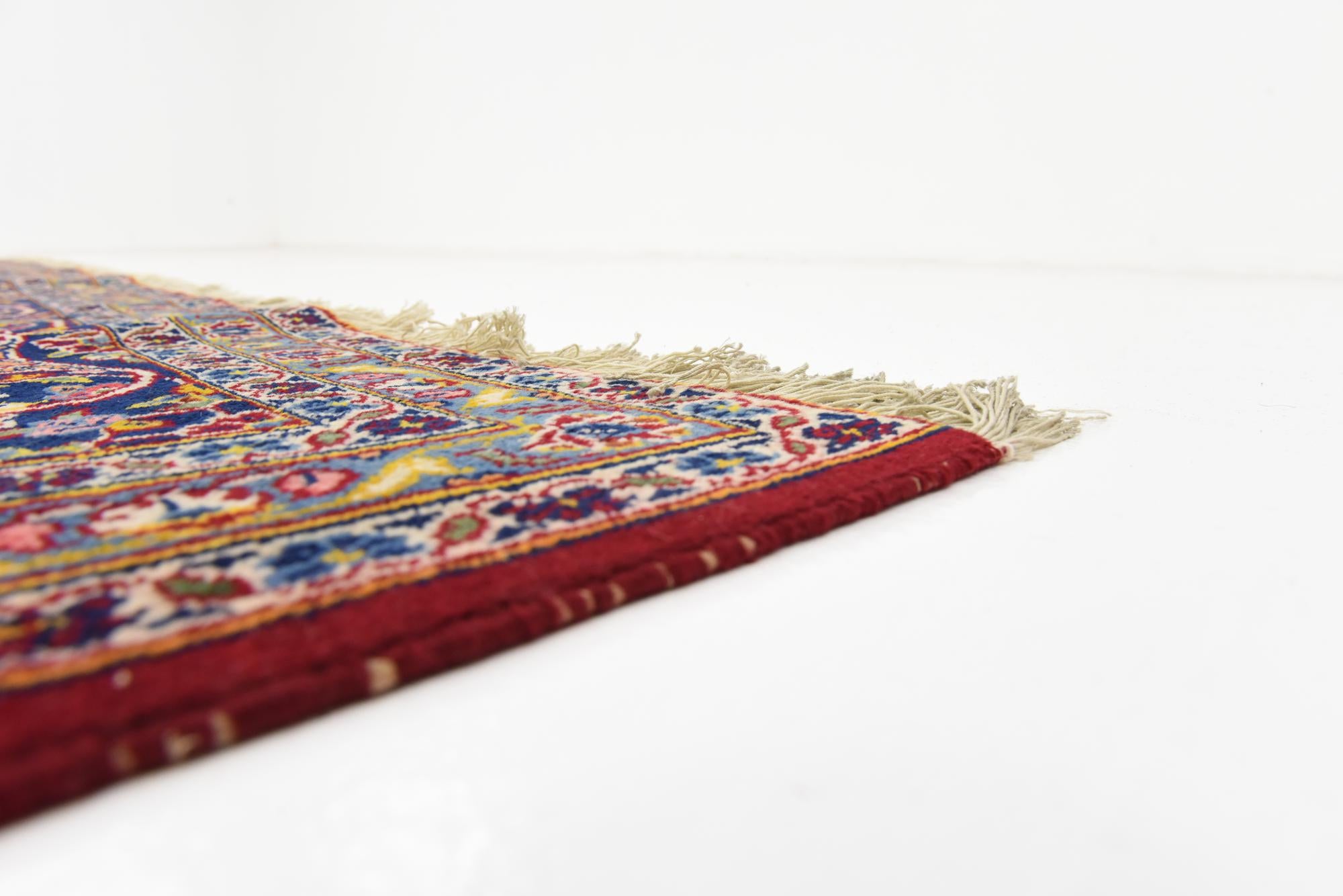 9' 10 x 13' 2 Hand Knotted Isfahan Persian Wool Rug