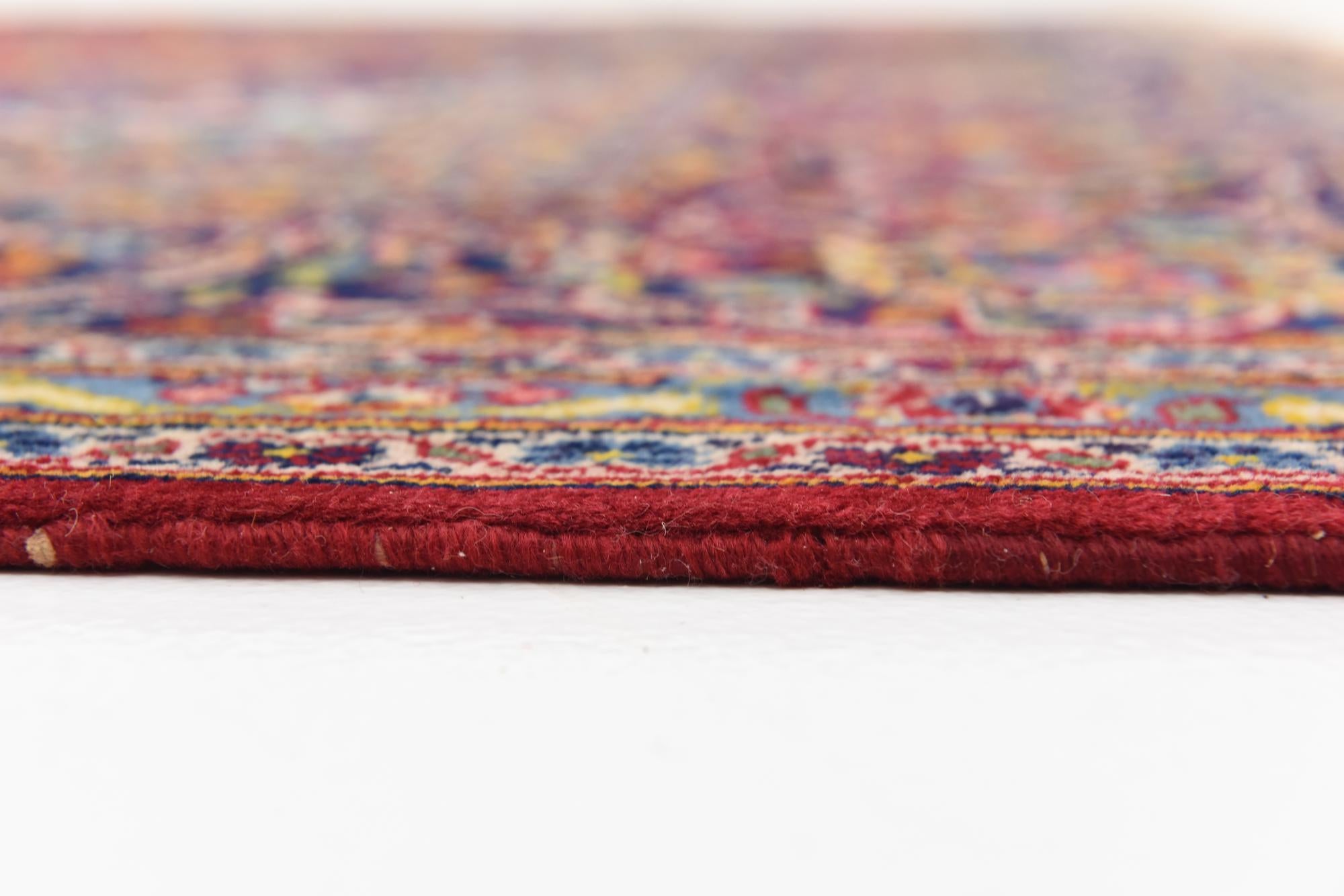 9' 10 x 13' 2 Hand Knotted Isfahan Persian Wool Rug