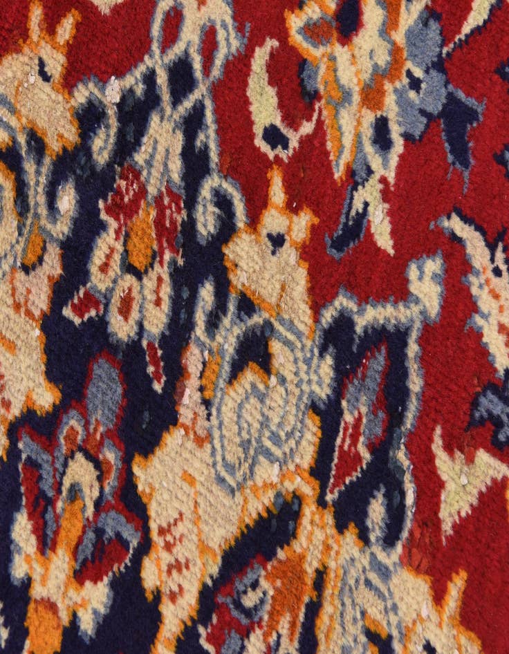 Detail image of 9' 9 x 13'  Hand Knotted Isfahan Persian Wool Rug