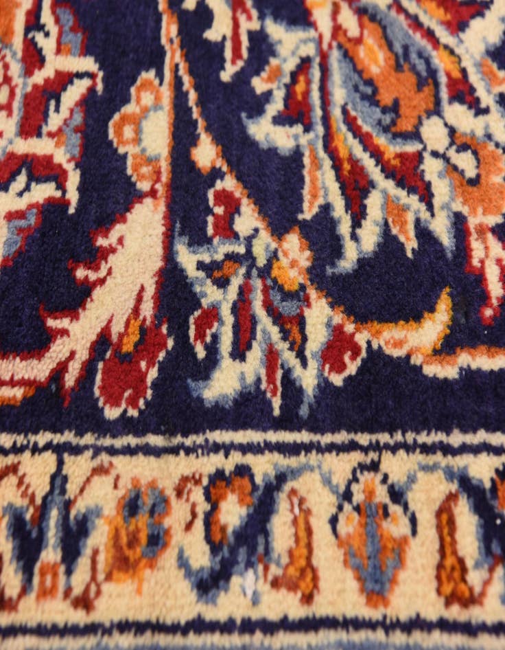 Detail image of 9' 9 x 13'  Hand Knotted Isfahan Persian Wool Rug