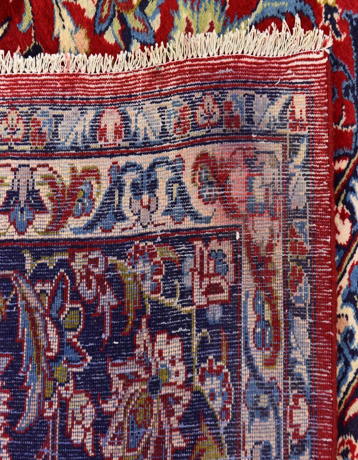 Detail image of 10' x 13' 3  Hand Knotted Isfahan Persian Wool Rug