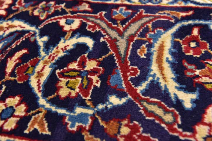 9' 8 x 12' 9 Hand Knotted Isfahan Persian Wool Rug