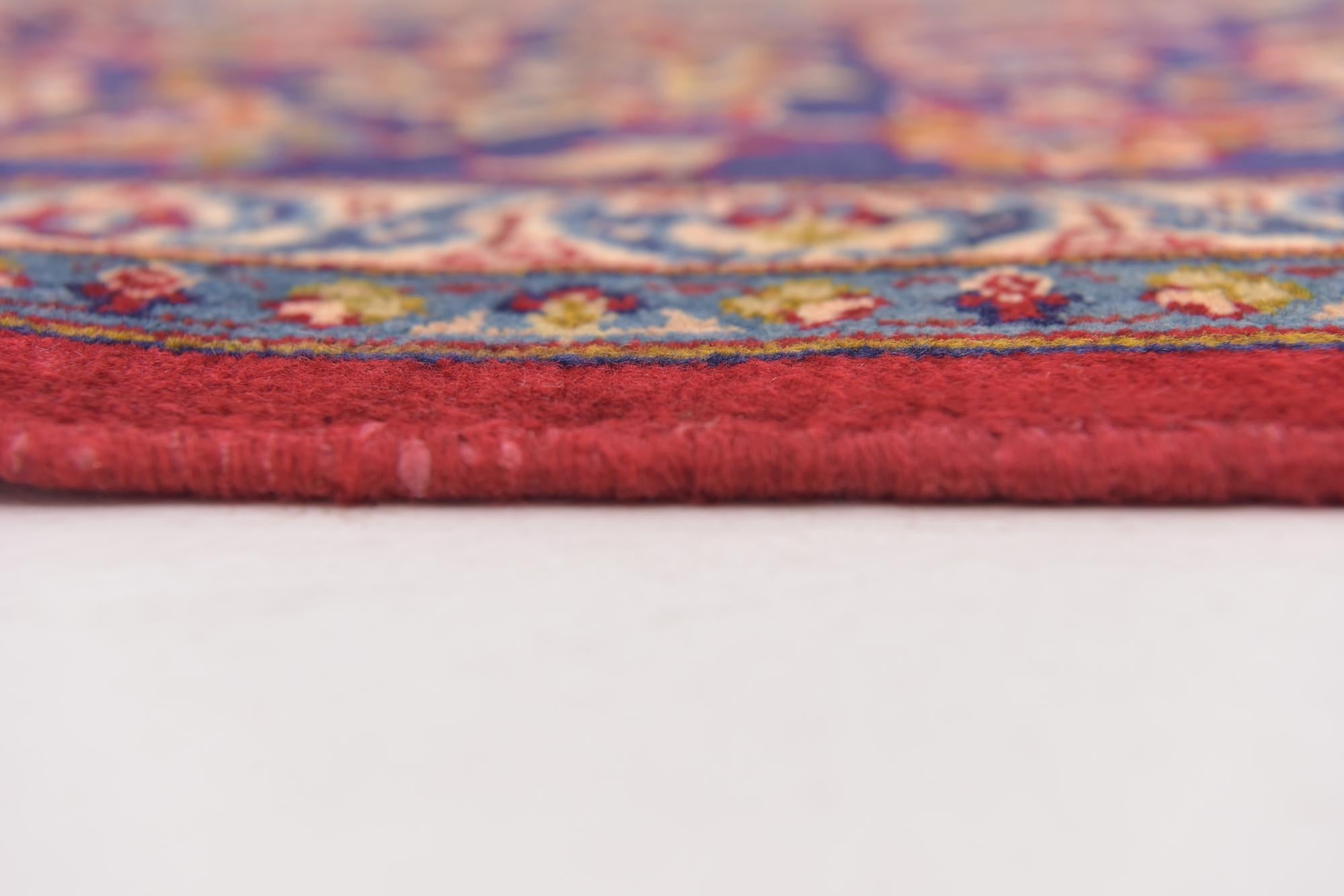 9' 8 x 13' Hand Knotted Isfahan Persian Wool Rug