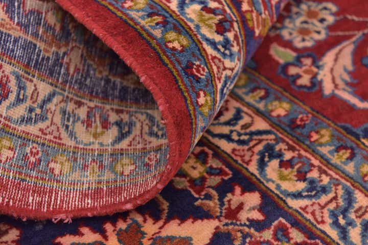 9' 8 x 13' Hand Knotted Isfahan Persian Wool Rug