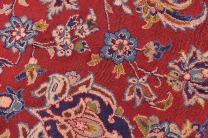 9' 8 x 13' Hand Knotted Isfahan Persian Wool Rug