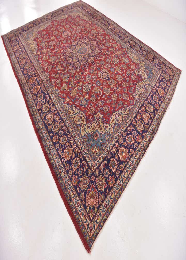 9' 8 x 13' Hand Knotted Isfahan Persian Wool Rug