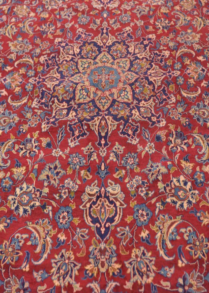 9' 8 x 13' Hand Knotted Isfahan Persian Wool Rug