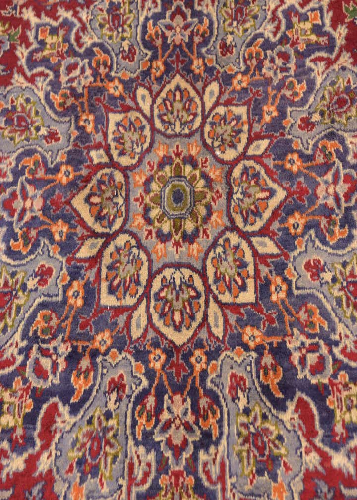 9' 10 x 13' 2 Hand Knotted Isfahan Persian Wool Rug