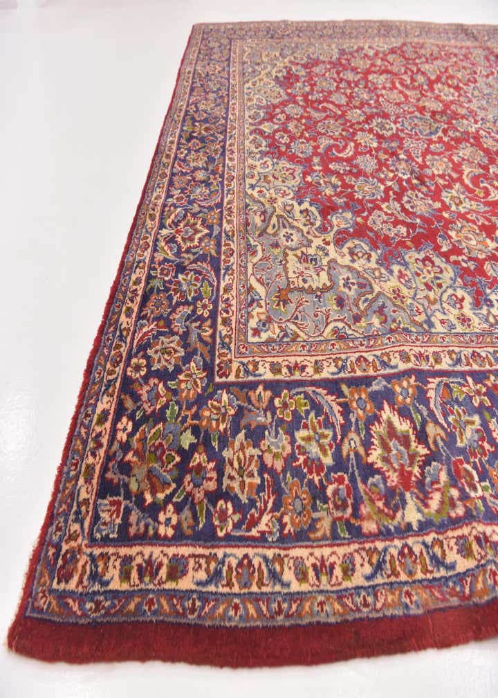 9' 10 x 13' 2 Hand Knotted Isfahan Persian Wool Rug