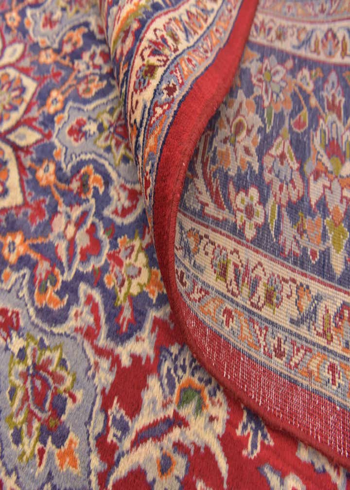 9' 10 x 13' 2 Hand Knotted Isfahan Persian Wool Rug