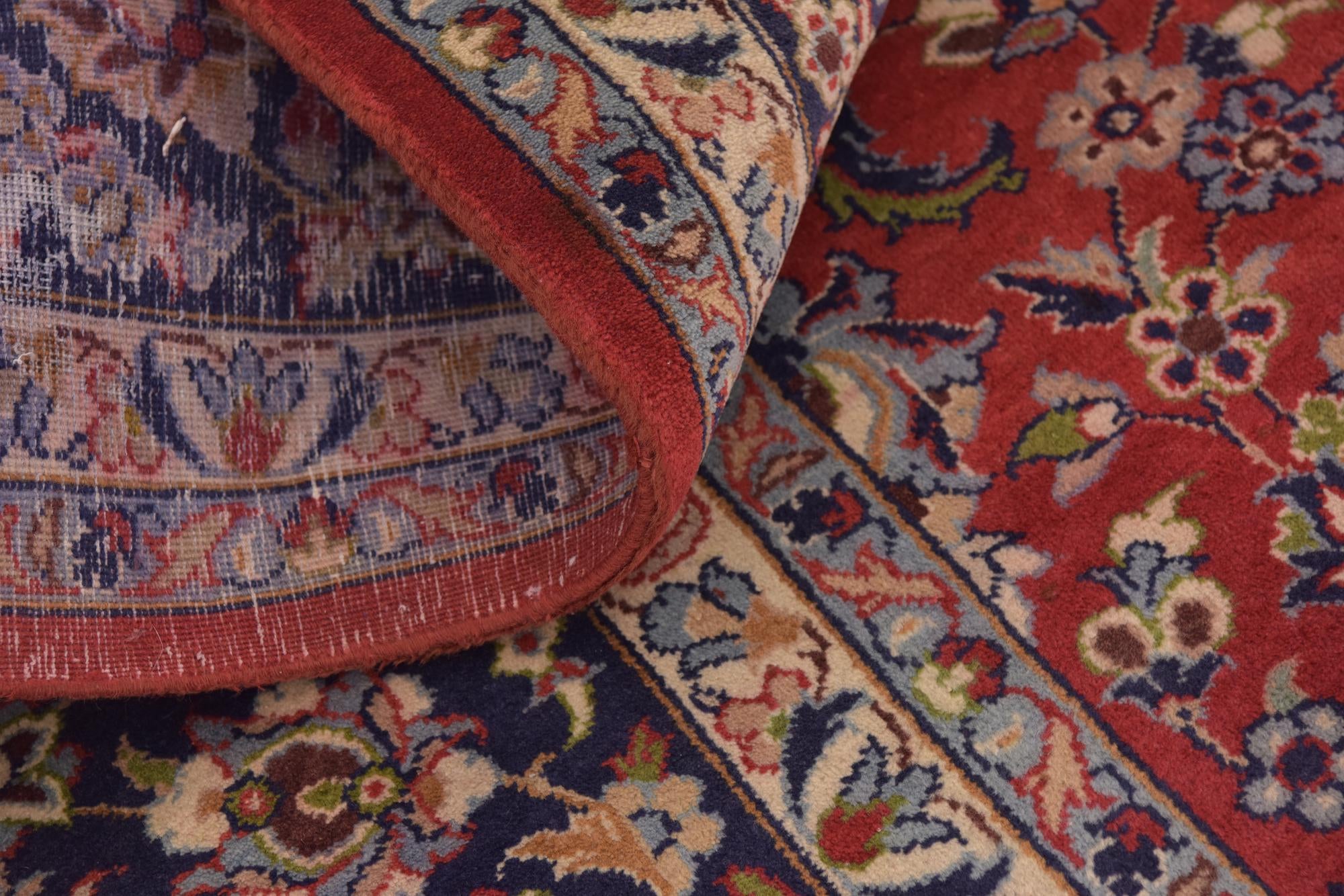 9' 9 x 12' 8 Hand Knotted Isfahan Persian Wool Rug