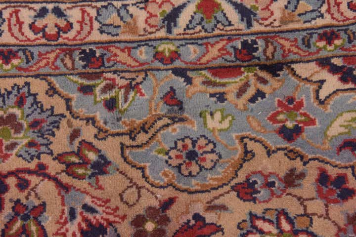 9' 9 x 12' 8 Hand Knotted Isfahan Persian Wool Rug
