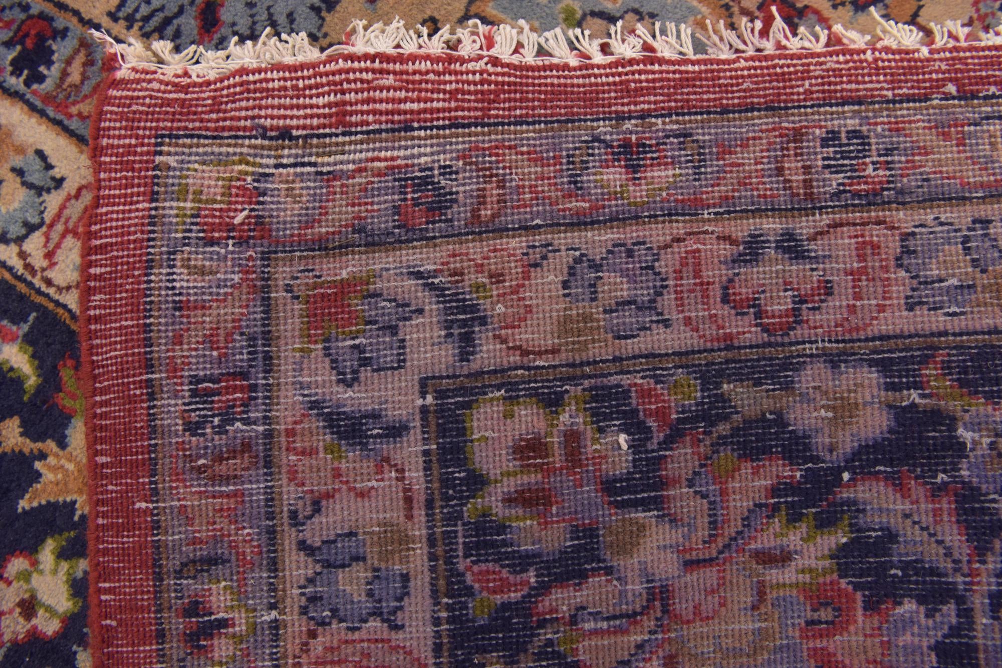 9' 9 x 12' 8 Hand Knotted Isfahan Persian Wool Rug