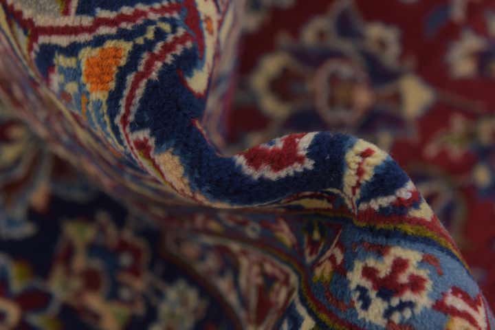10' x 15' Hand Knotted Isfahan Persian Wool Rug