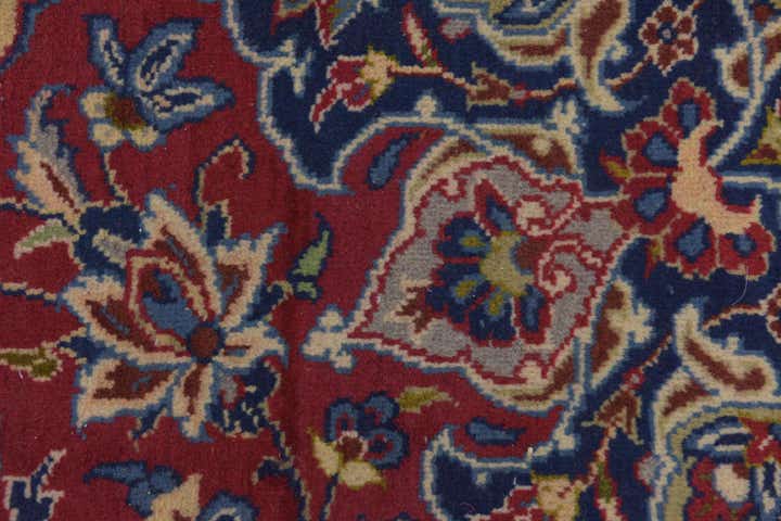 10' x 15' Hand Knotted Isfahan Persian Wool Rug