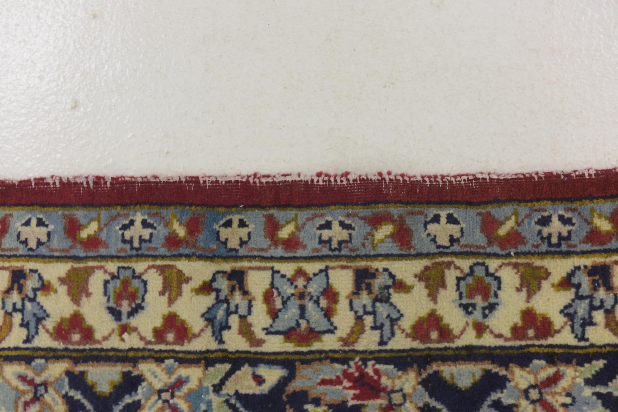 9' 4 x 13' 7 Hand Knotted Isfahan Persian Wool Rug