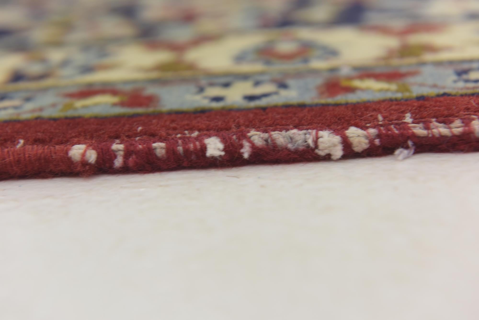 9' 4 x 13' 7 Hand Knotted Isfahan Persian Wool Rug