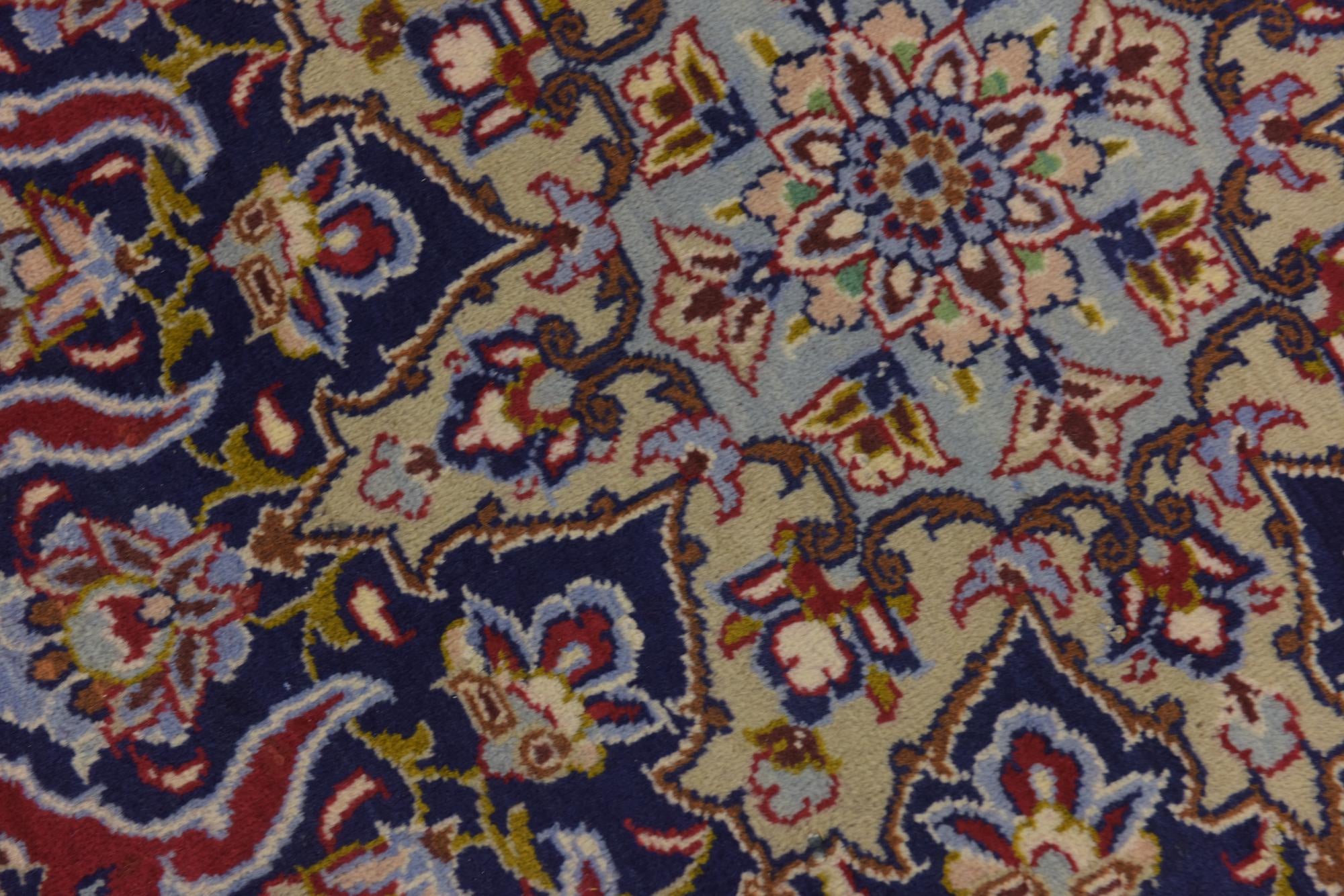 9' 6 x 13' 6 Hand Knotted Isfahan Persian Wool Rug