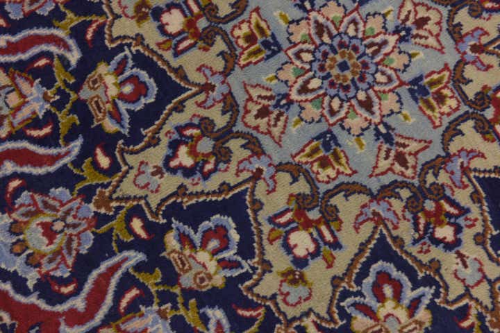 9' 6 x 13' 6 Hand Knotted Isfahan Persian Wool Rug