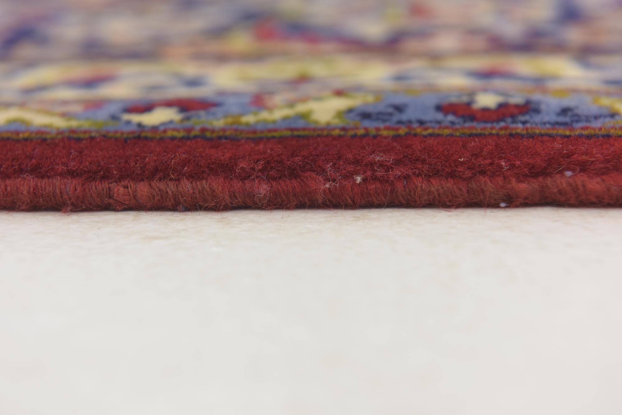 9' 6 x 13' 6 Hand Knotted Isfahan Persian Wool Rug