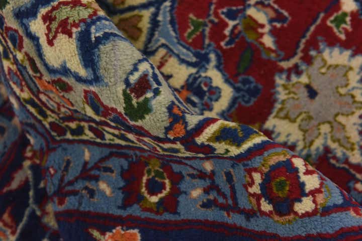 9' 8 x 14' 8 Hand Knotted Isfahan Persian Wool Rug